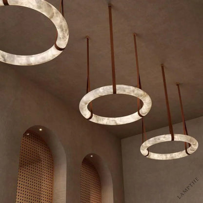 Oslo Alabaster Art Chandelier