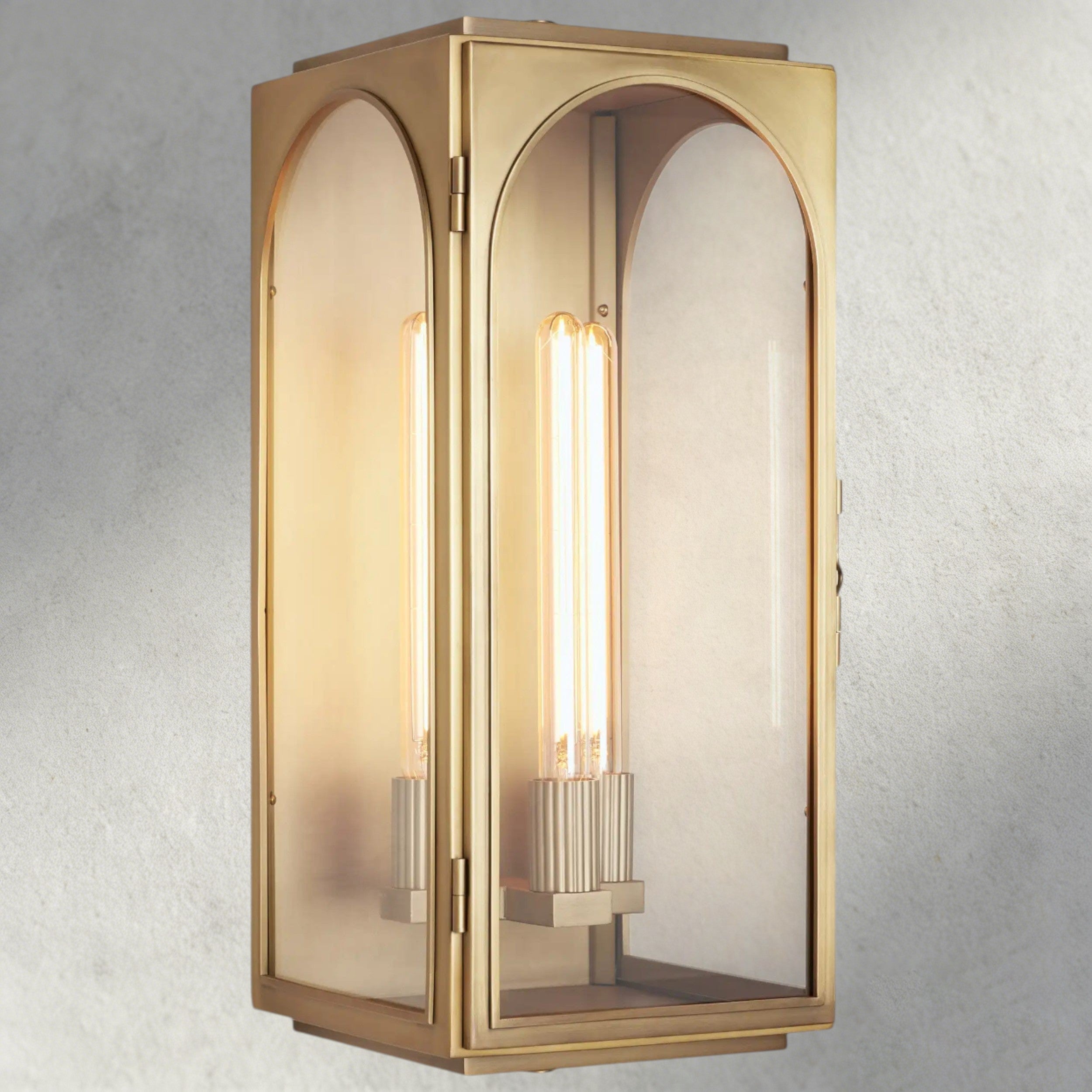 24" / Brass Palladian Outdoor Sconce 13", 19", 24"