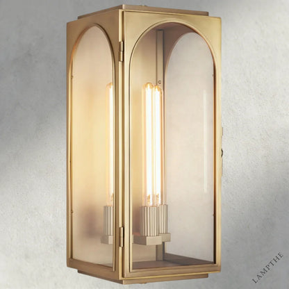 24" / Brass Palladian Outdoor Sconce 13", 19", 24"