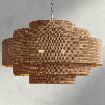 40" / Natural Paloma Chandelier 28", 40"