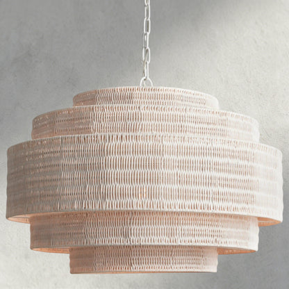 28" / White Paloma Chandelier 28", 40"