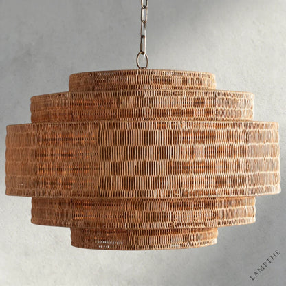 28" / Natural Paloma Chandelier 28", 40"
