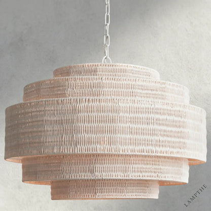 28" / White Paloma Chandelier 28", 40"