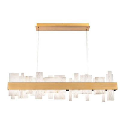 Alabaster LED Linear Chandelier - jchandelier