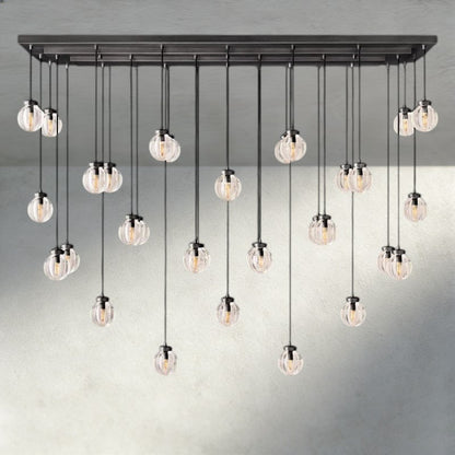 Pearl Rectangular Chandelier 36", 54", 72"