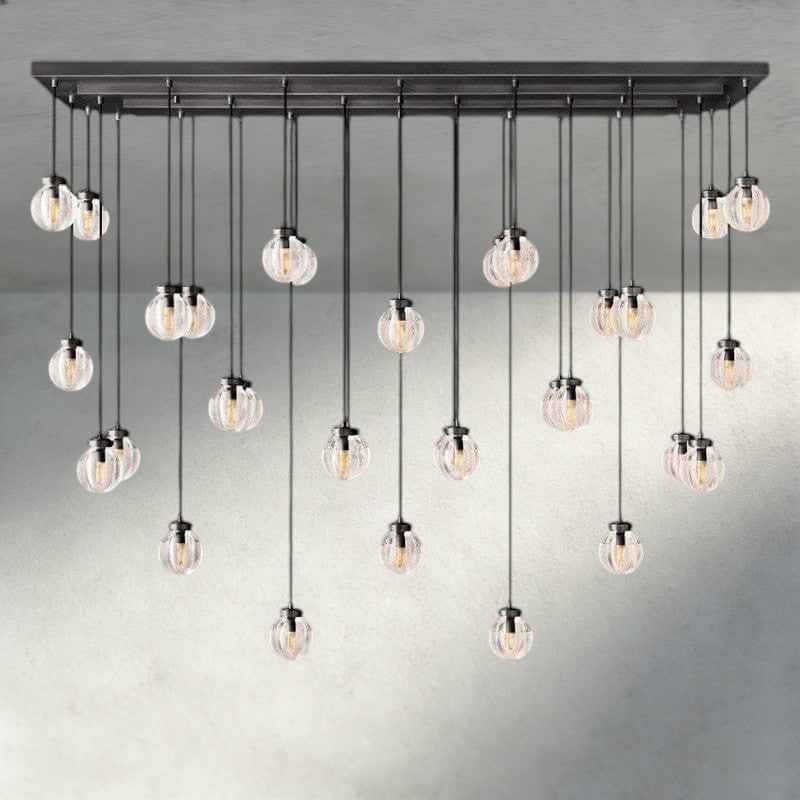 Pearl Rectangular Chandelier 36", 54", 72"