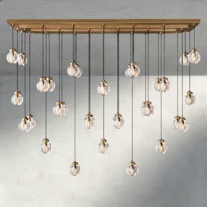 Pearl Rectangular Chandelier 36", 54", 72"