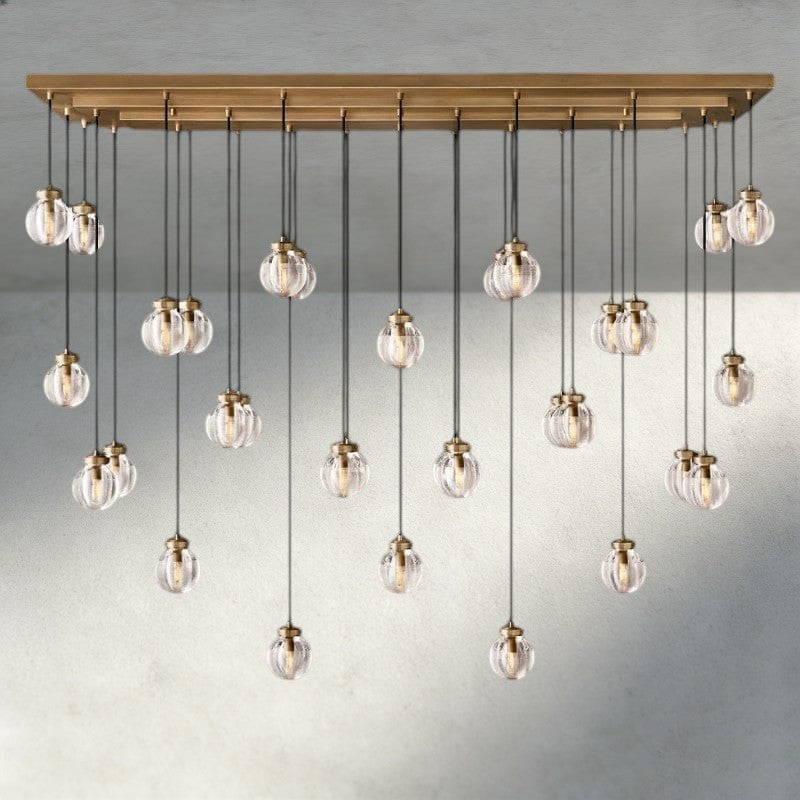 Pearl Rectangular Chandelier 36", 54", 72"