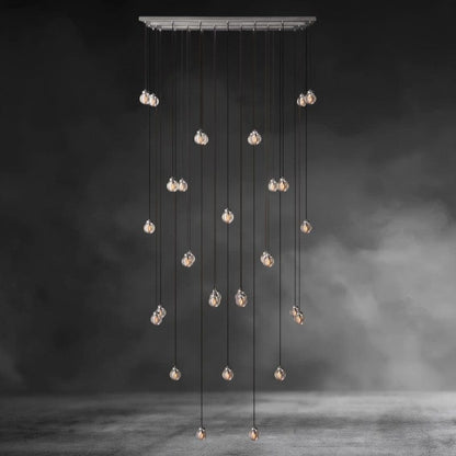 Pearl Rectangular Chandelier 36", 54", 72"