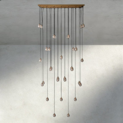 Pearl Rectangular Chandelier 36", 54", 72"