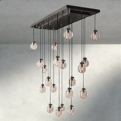 Pearl Rectangular Chandelier 36", 54", 72"