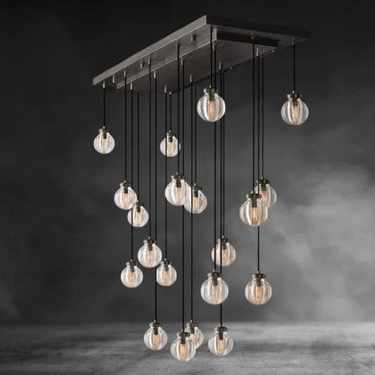 Pearl Rectangular Chandelier 36", 54", 72"