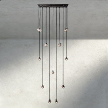 Pearl Rectangular Chandelier 36", 54", 72"
