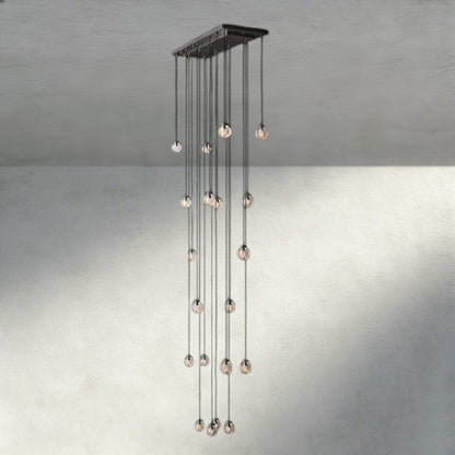 Pearl Rectangular Chandelier 36", 54", 72"