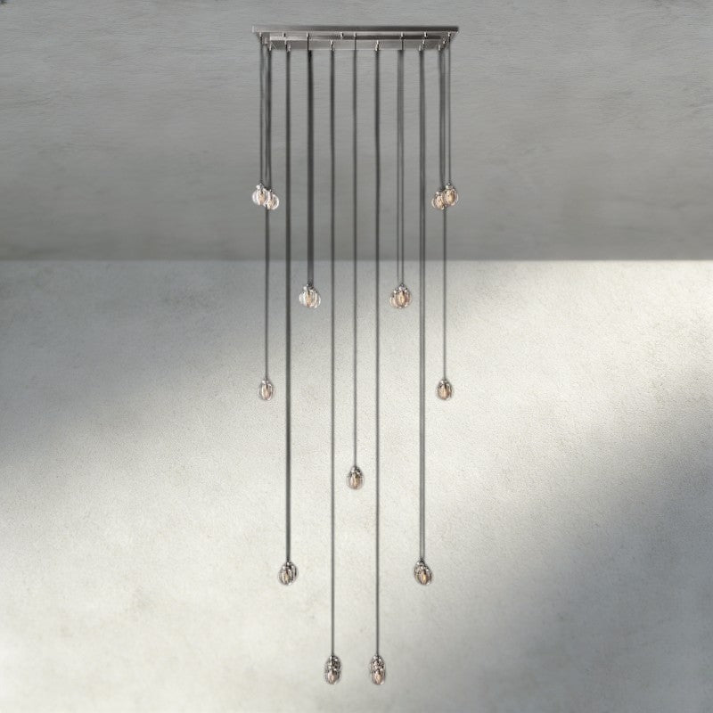 Pearl Rectangular Chandelier 36", 54", 72"