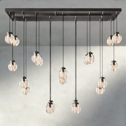 Pearl Rectangular Chandelier 36", 54", 72"