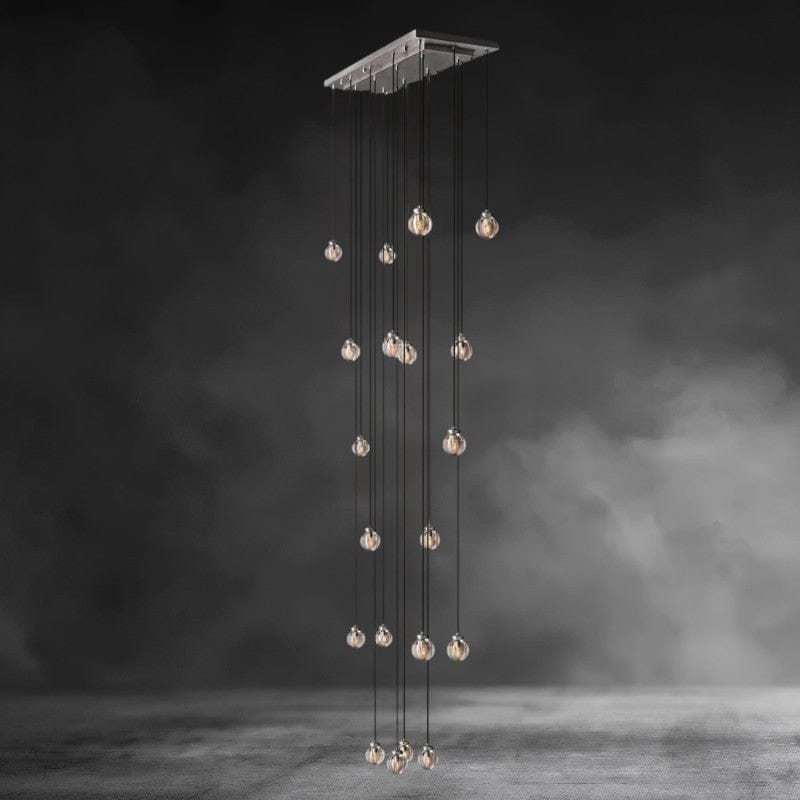 Pearl Rectangular Chandelier 36", 54", 72"