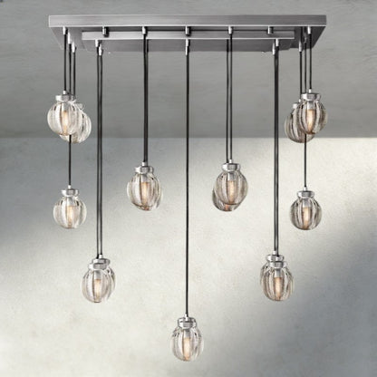 Pearl Rectangular Chandelier 36", 54", 72"