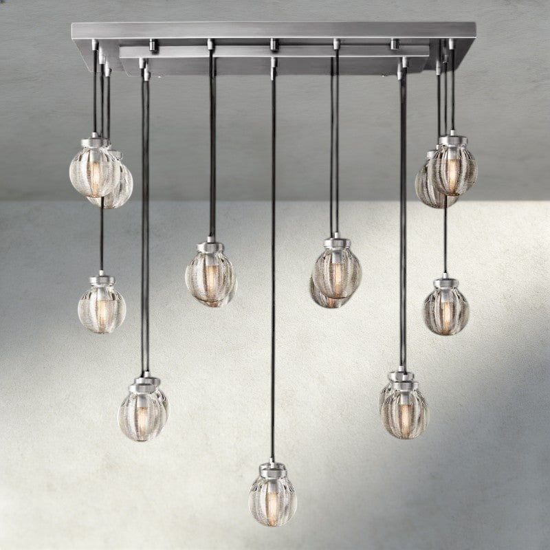 Pearl Rectangular Chandelier 36", 54", 72"