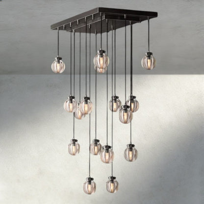 Pearl Rectangular Chandelier 36", 54", 72"