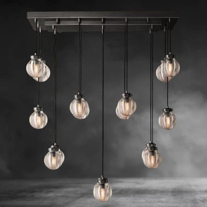 36" / Bronze Pearl Rectangular Chandelier 36", 54", 72"