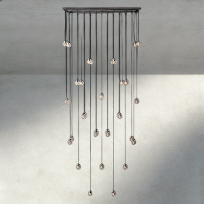 Pearl Rectangular Chandelier 36", 54", 72"