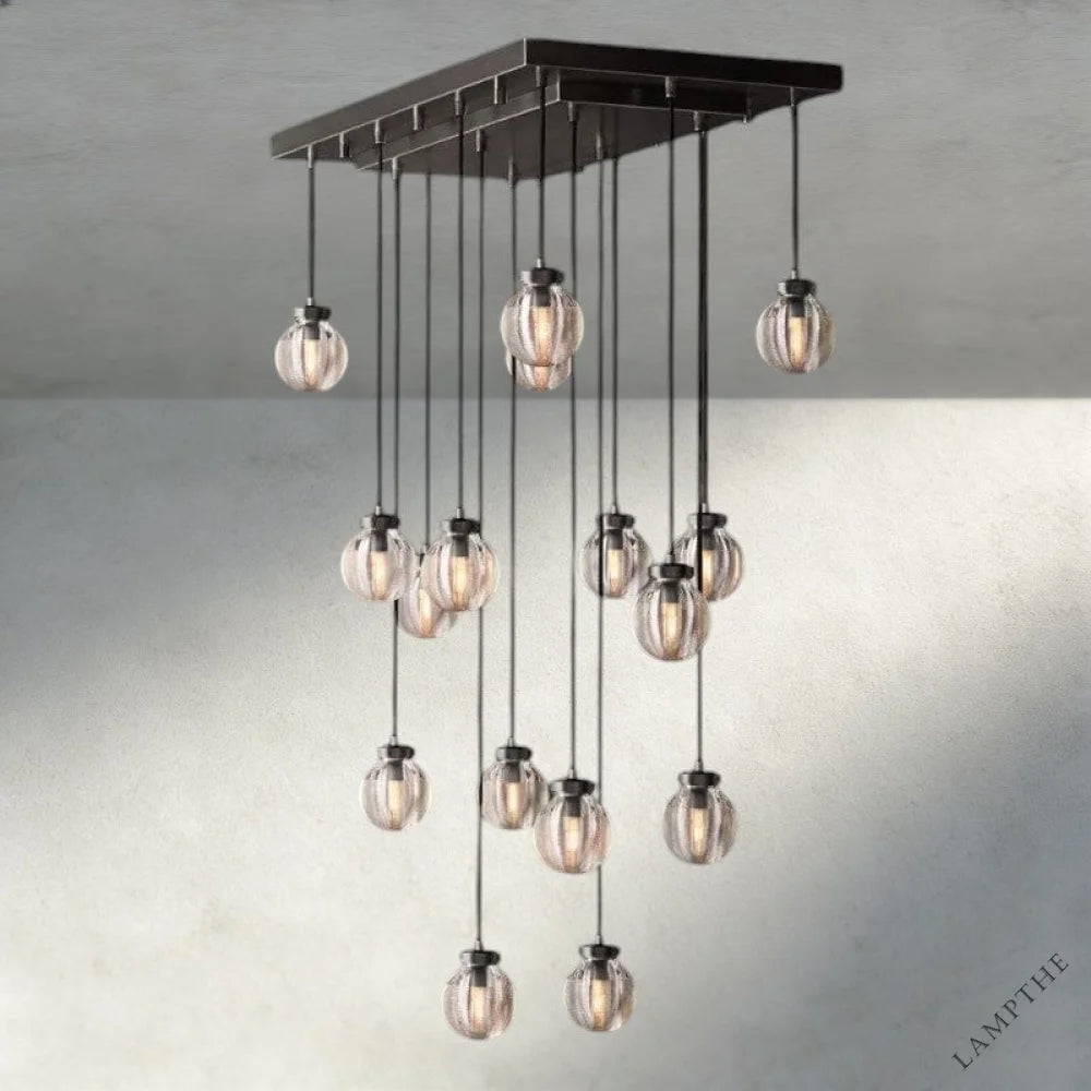 Pearl Rectangular Chandelier 36", 54", 72"
