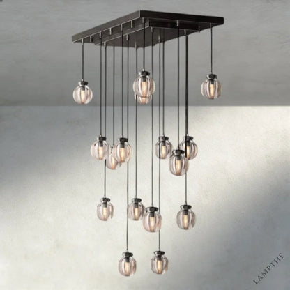 Pearl Rectangular Chandelier 36", 54", 72"