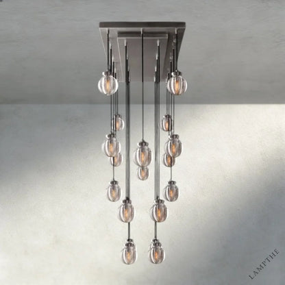 Pearl Rectangular Chandelier 36", 54", 72"