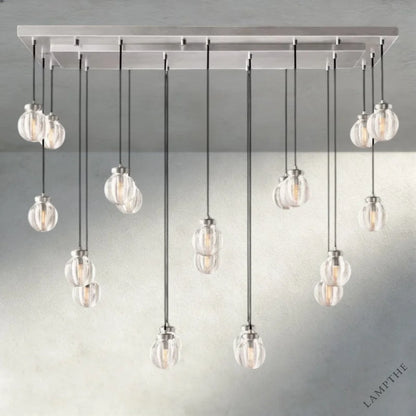 Pearl Rectangular Chandelier 36", 54", 72"