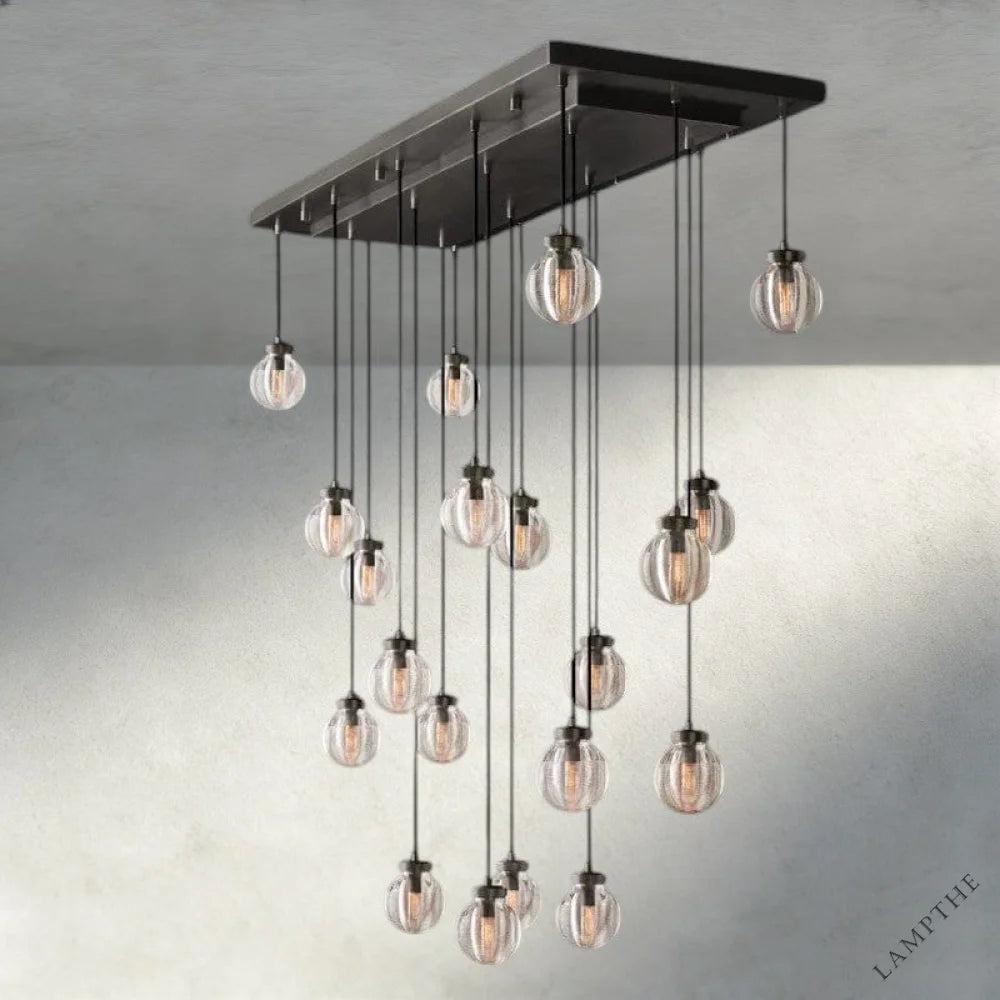 Pearl Rectangular Chandelier 36", 54", 72"
