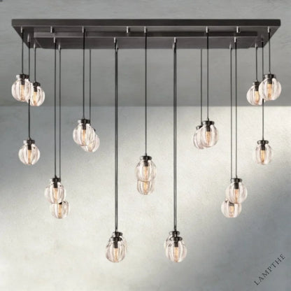 Pearl Rectangular Chandelier 36", 54", 72"