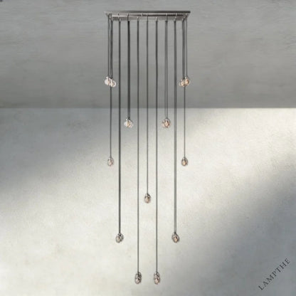 Pearl Rectangular Chandelier 36", 54", 72"