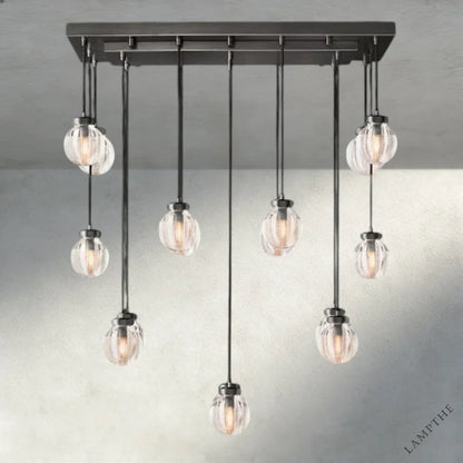 Pearl Rectangular Chandelier 36", 54", 72"