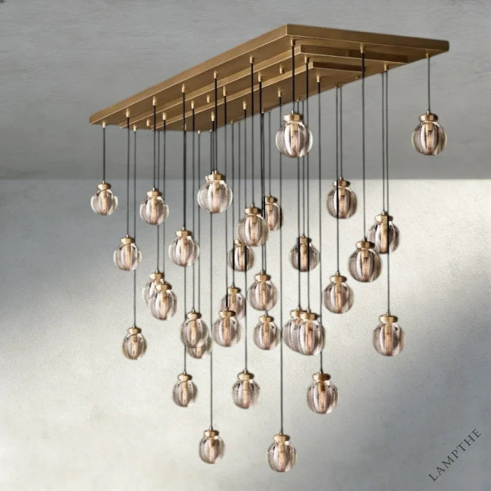 Pearl Rectangular Chandelier 36", 54", 72"
