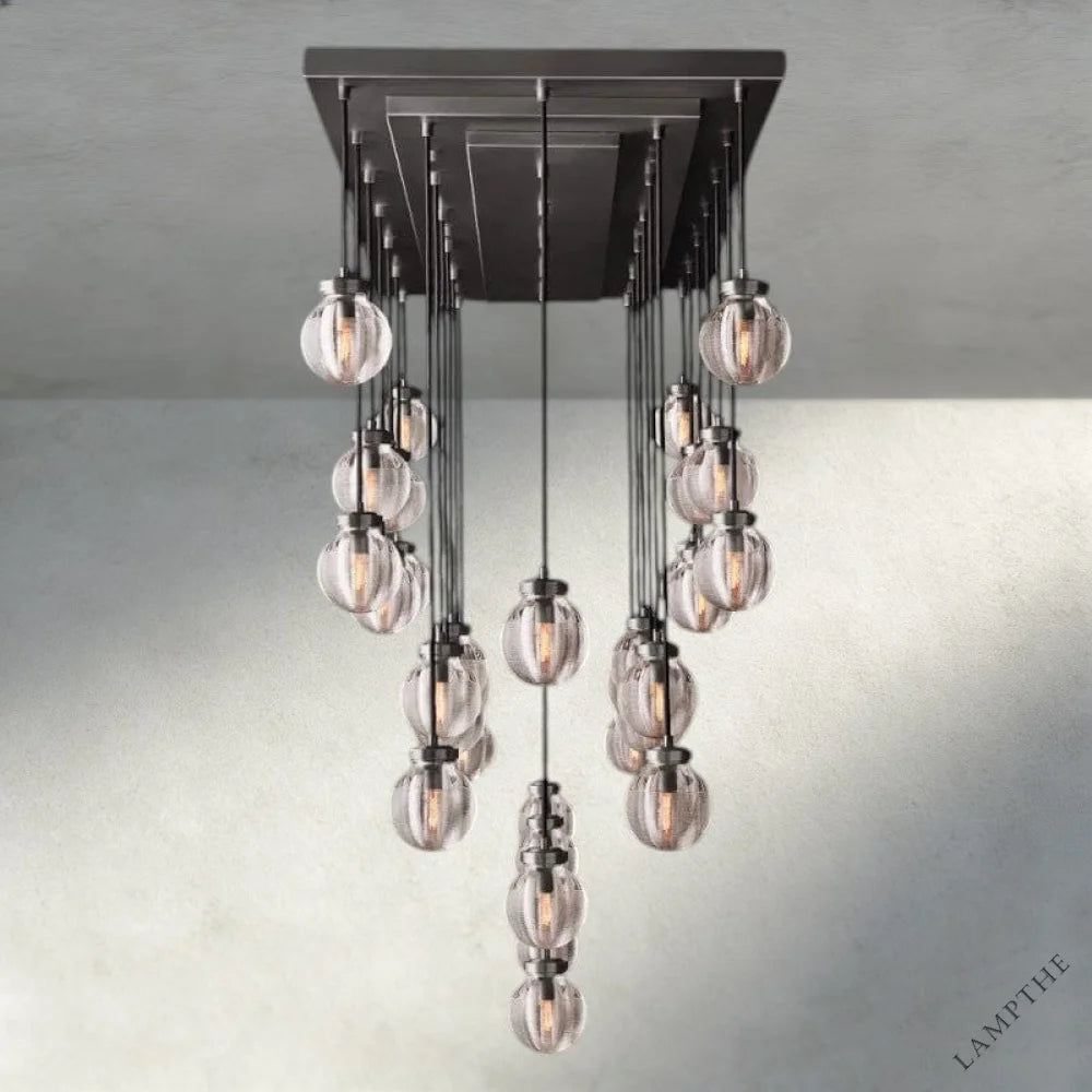 Pearl Rectangular Chandelier 36", 54", 72"