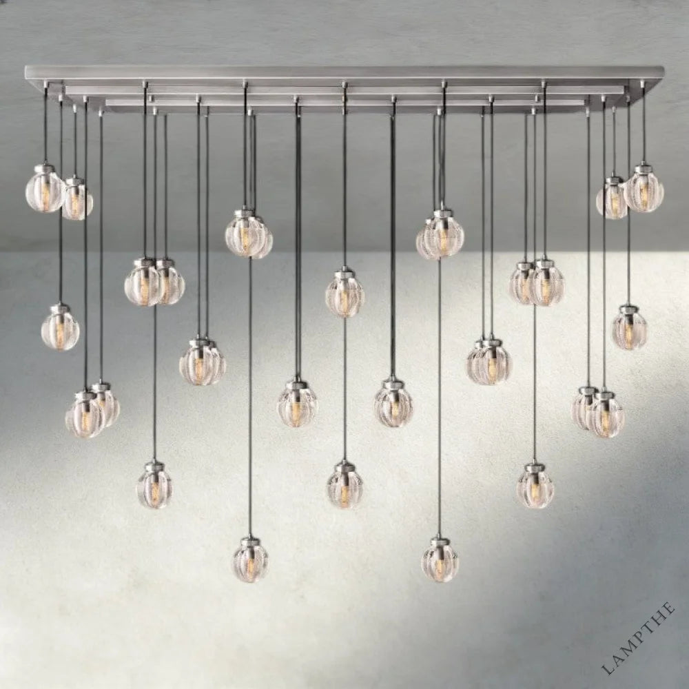 Pearl Rectangular Chandelier 36", 54", 72"
