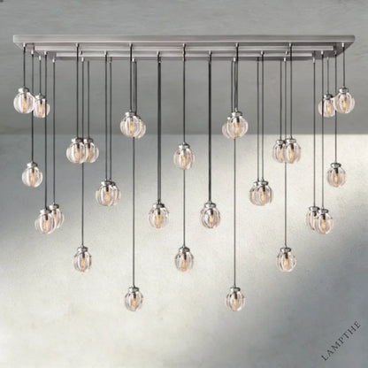 Pearl Rectangular Chandelier 36", 54", 72"