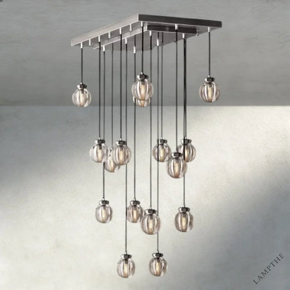 Pearl Rectangular Chandelier 36", 54", 72"