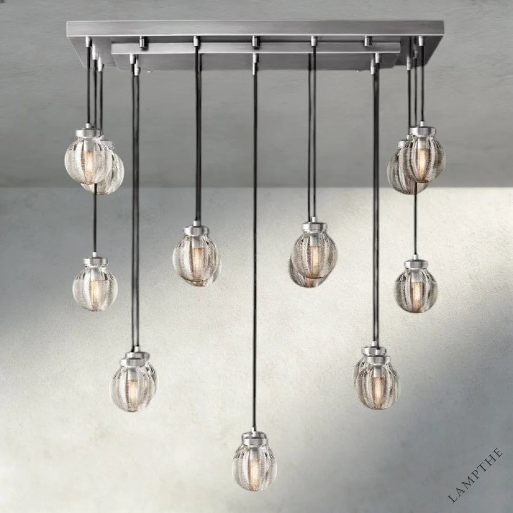 Pearl Rectangular Chandelier 36", 54", 72"