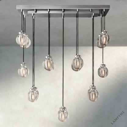 Pearl Rectangular Chandelier 36", 54", 72"