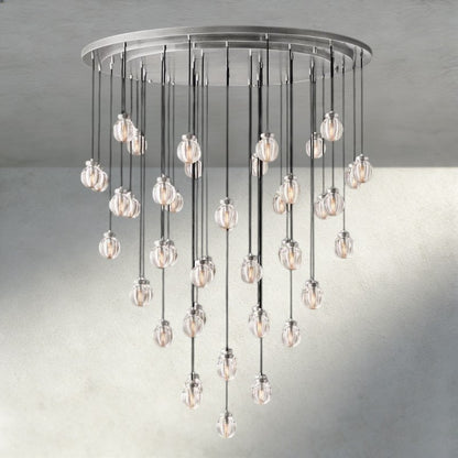Pearl Round Chandelier 38", 48", 60"