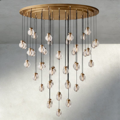 Pearl Round Chandelier 38", 48", 60"