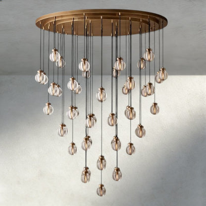 Pearl Round Chandelier 38", 48", 60"
