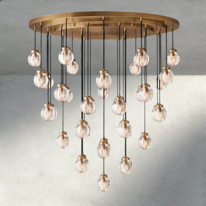 Pearl Round Chandelier 38", 48", 60"