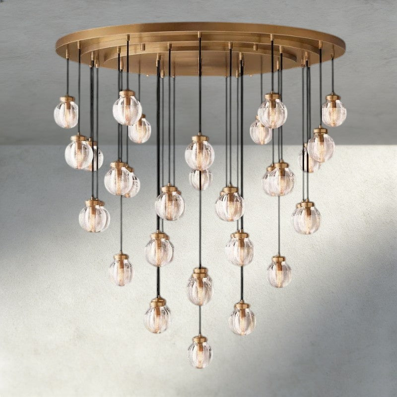 Pearl Round Chandelier 38", 48", 60"