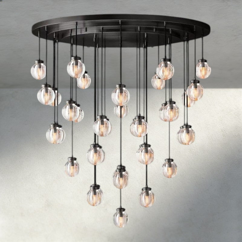 Pearl Round Chandelier 38", 48", 60"