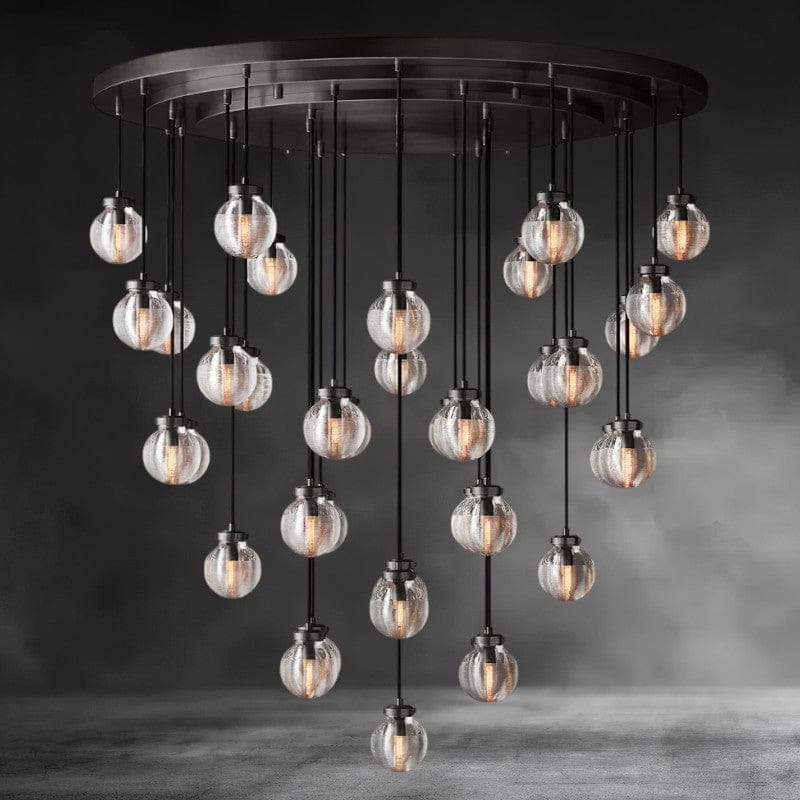 48" / Bronze Pearl Round Chandelier 38", 48", 60"