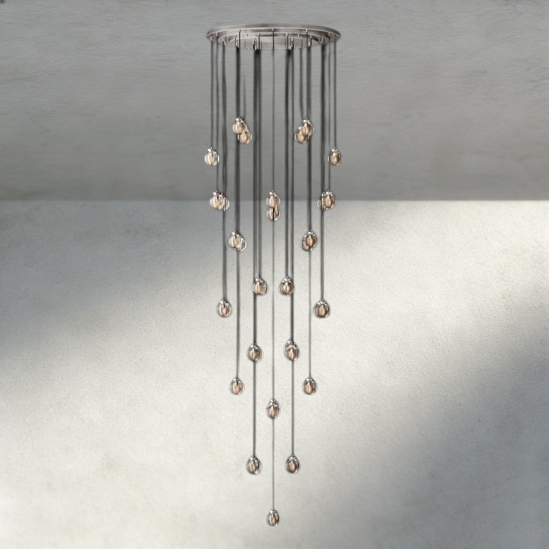 Pearl Round Chandelier 38", 48", 60"