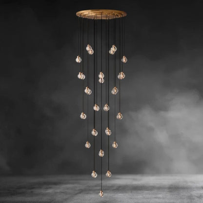 Pearl Round Chandelier 38", 48", 60"
